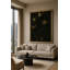 Gilded Stillness - Noir Botanical No. I Framed Canvas Wall Art by Kasian Art Studio - White Frame-1566553300
