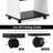 Salon Storage Trolley with Shelf and Wheels,Book Organizer-1794028512-1794028513