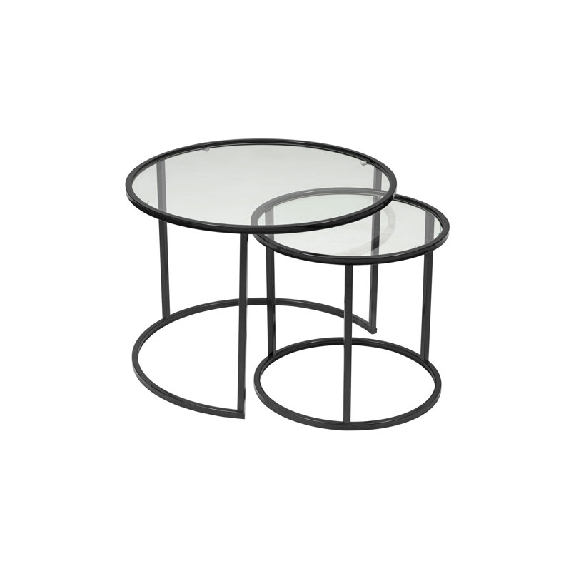 Nyshae Round Coffee Table Set 