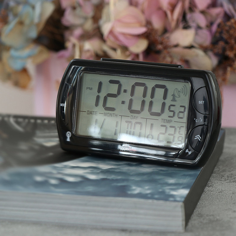Digital Radio clock Alarm Clock, Black