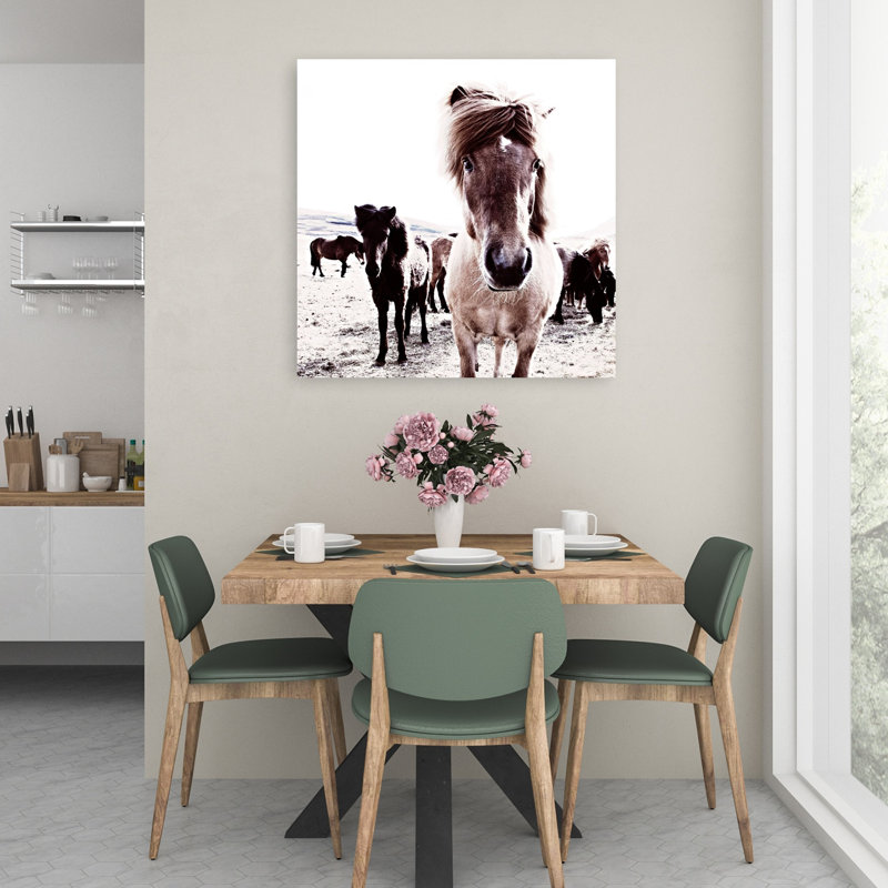 Islande, cheval, Rikka, art contemporain abstrait, paysage de cheval