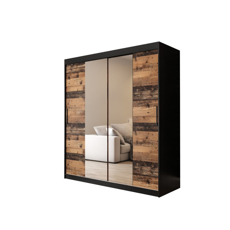 Abriona 2 Door Manufactured Wood Wardrobe
