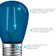 Luxrite S14 Edison LED Blue Light Bulb 0.5W Coloured LED Bulbs For Outdoor String Lights UL Listed E26 Base Indoor Outdoor 4 Pack
