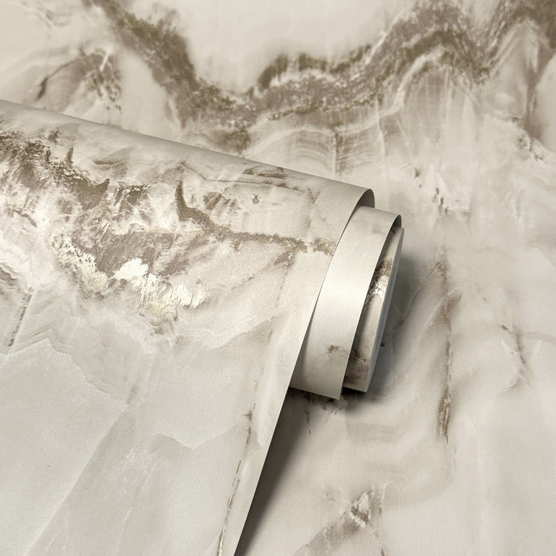 Imre Neutral Elara Marble Wallpaper