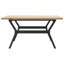 Coffee Table Y-Frame Solid Wood Pine And Steel-1327645774