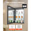 Armoire à pharmacie lumineuse à capteur 20 x 28 po encastrée ou murale