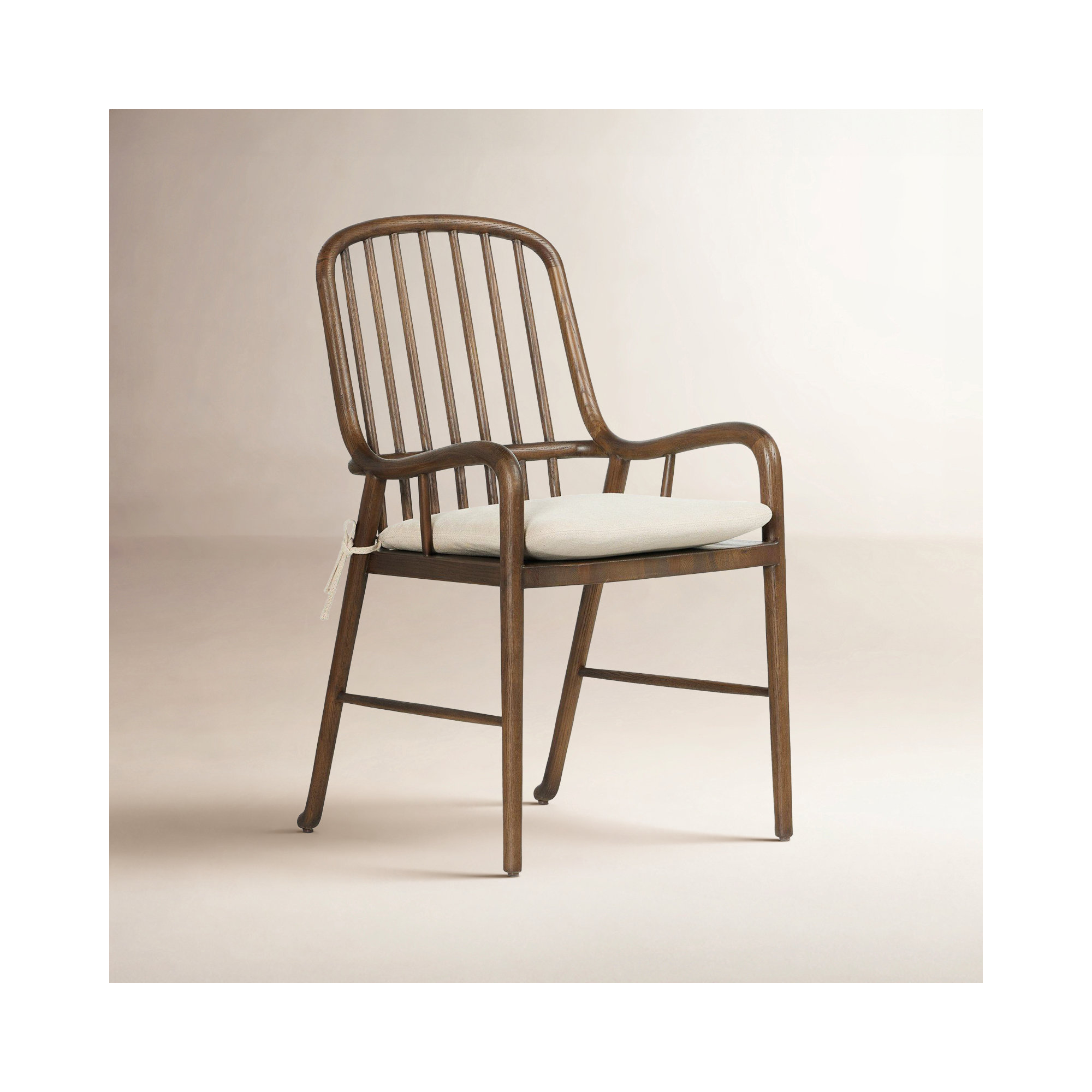 Brenna Dining Chair With Cushion, Broadway Dune