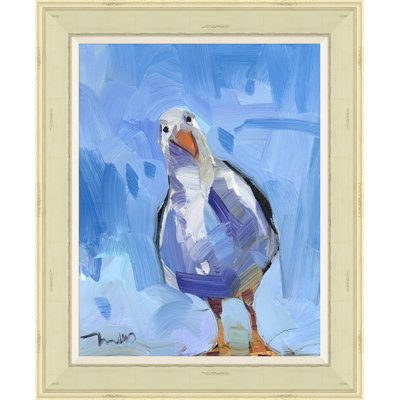 Curious Seagull Painting by Joseph Mota