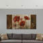 Matin coquelicot, ensemble de 3 impressions d’art graphique sur toile-1634745715