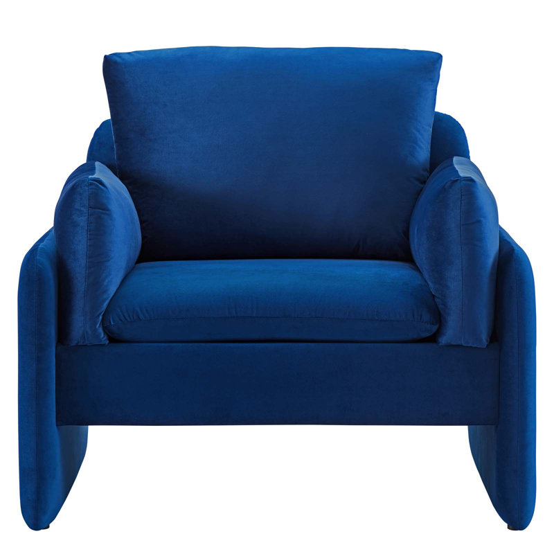 Fauteuil Indicate Performance, Velours marine