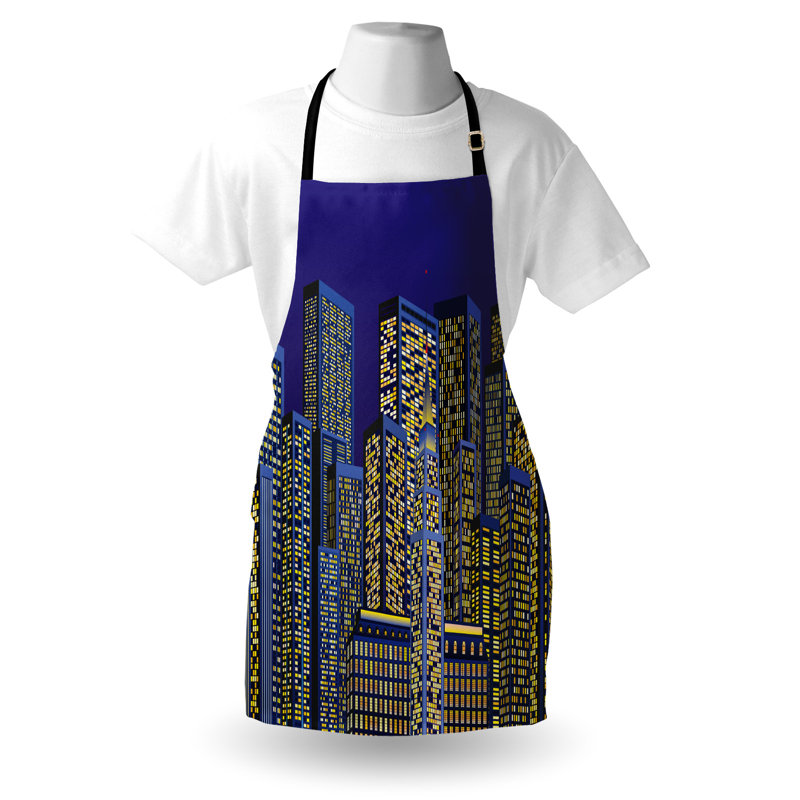 No Pattern Bib Apron