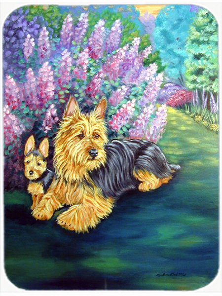 Caroline's Treasures Australian Terrier Glass Cutting Board