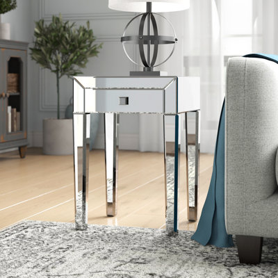 Table de bout avec rangement Luigino