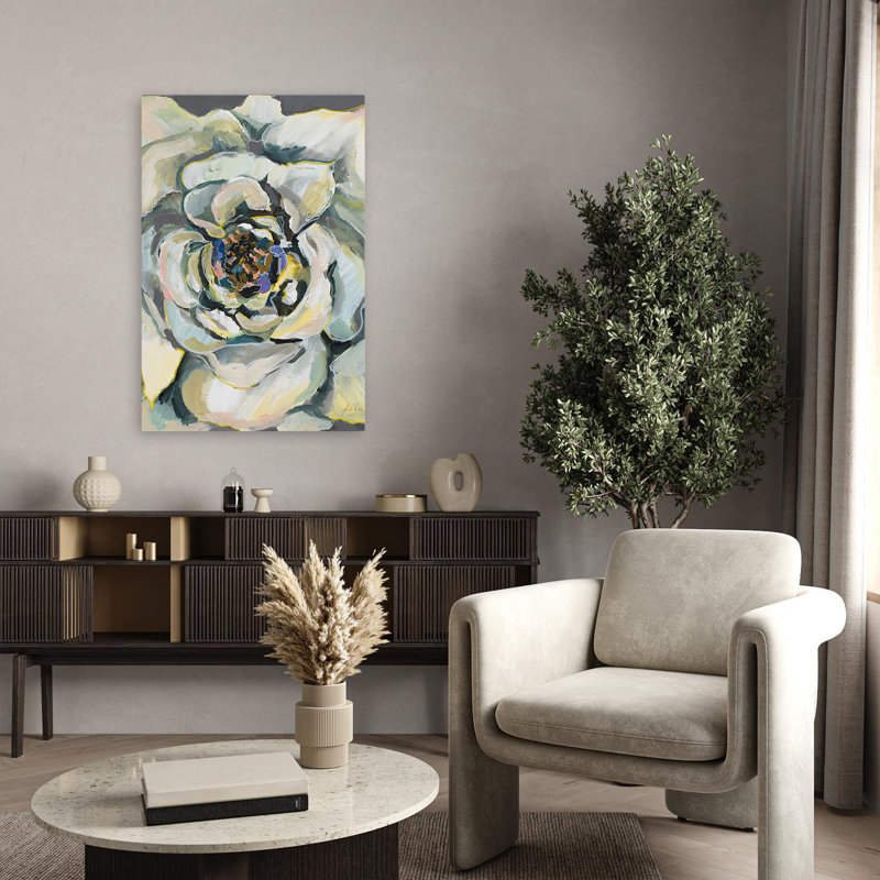 «Contemporary and Preppy Bloom I Crop», H 36 po x l 24 po