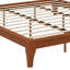 Base de lit plateforme moderne avec support en lattes de bois-700569247-700569233