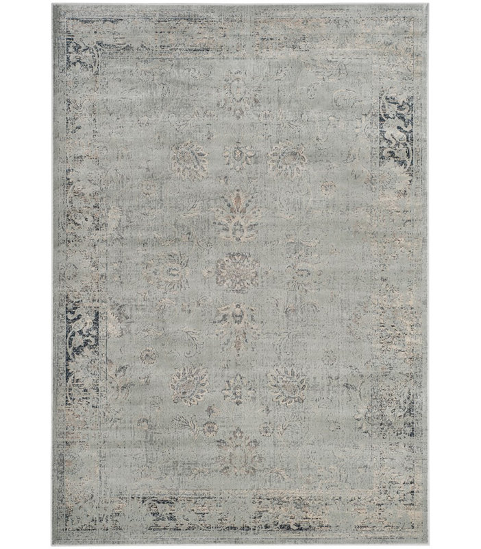 Tapis floral rétro Performance, Rectangle 9 pi x 12 pi