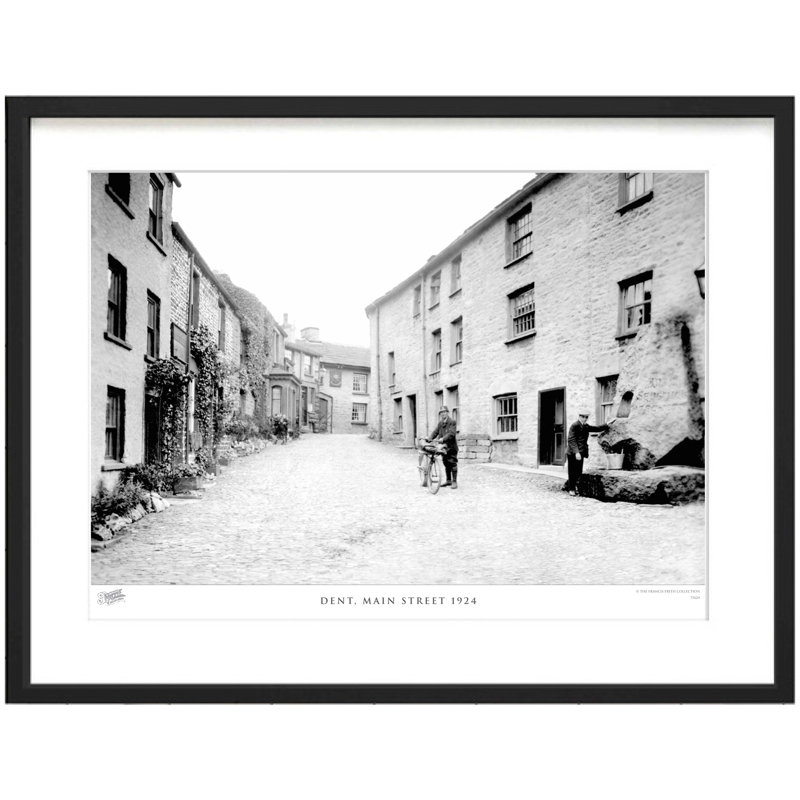 Dent, Main Street 1924 by Francis Frith - Single Picture Frame Print, 60cm H x 80cm W x 2.3cm D