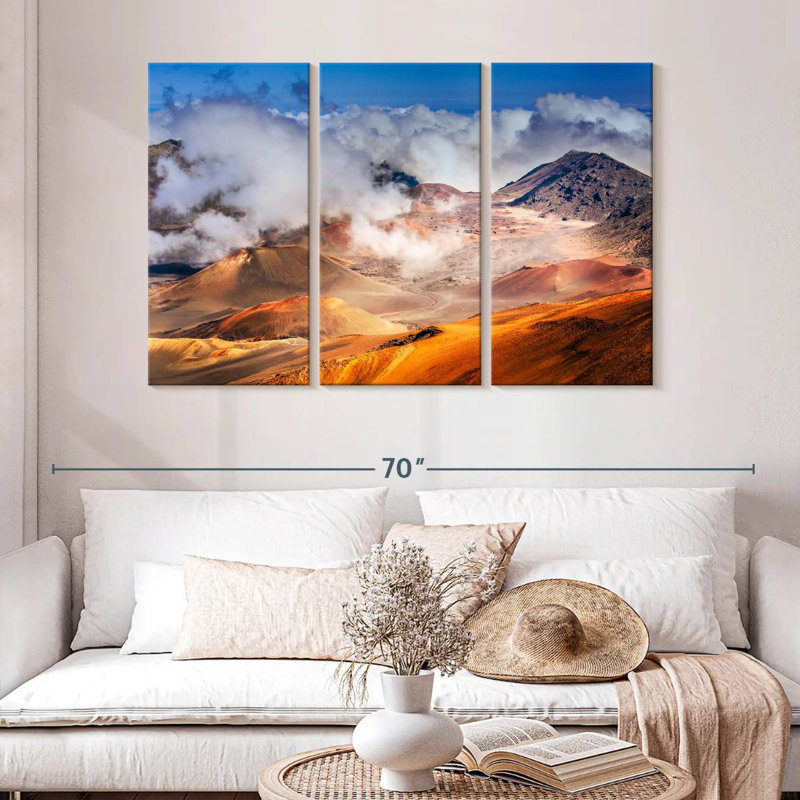 Sebbie Haleakala Volcano In Maui, 32" H x 50" W