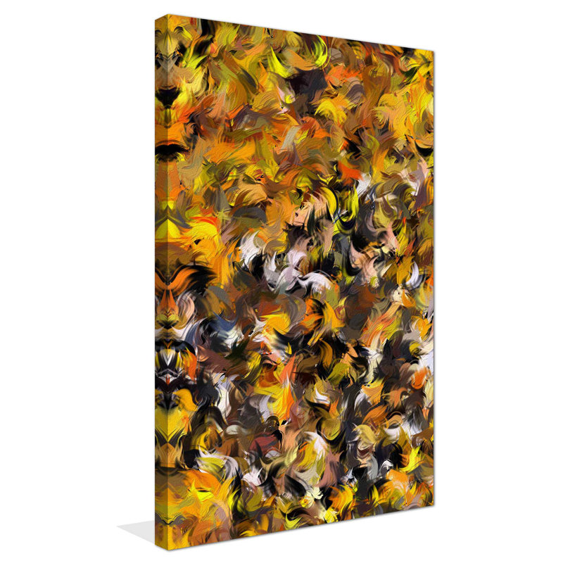 «Acts 2: 3 Tongues Of Fire» par Mark Lawrence - reproduction, Toile tendue, H 60 po x l 36 po x P 1,5 po
