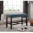 Biony Fabric Counter Height Dining Bench With Nailhead Trim-471275405