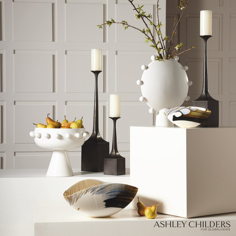 Spheres Collection Vessel, White
