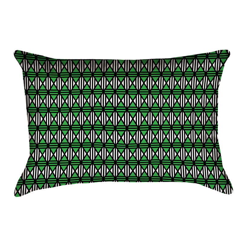 Coussin lombaire intérieur / extérieur Katelyn Elizabeth, Vert