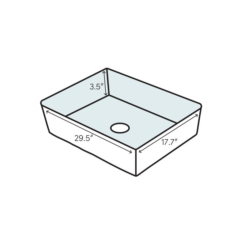 Lavabo de salle de bain rectangulaire TOTO® Neorest® II