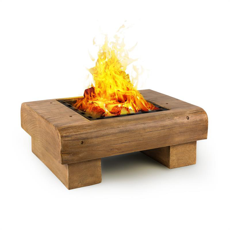 Square Stone Smokeless Fire Pit