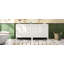 Ensemble de meuble-lavabo 72 po avec lavabo en résine, armoire de rangement en bois massif, ensemble de meuble-lavabo autoportant avec 5 tiroirs et portes à fermeture douce-62315445