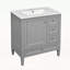 Meuble-lavabo 30 po avec lavabo en céramique et 3 tiroirs-849817787-849817783