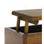 Flash Solid Wood Lift Top Four Leg Coffee Table with Storage