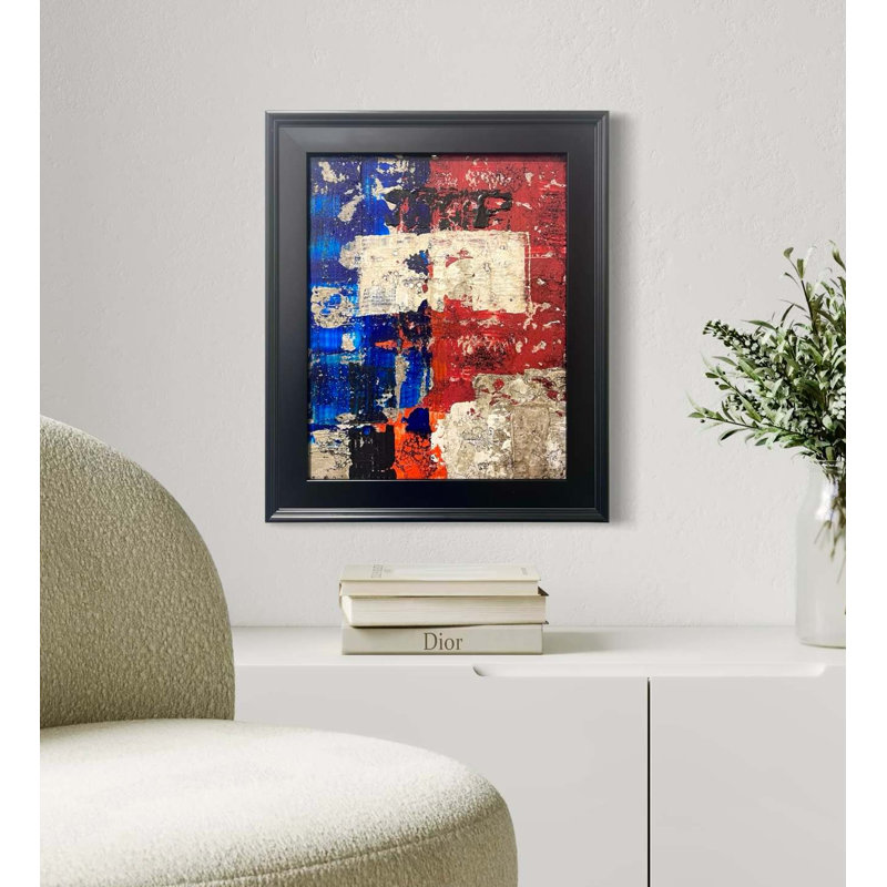 Divide - Original Mixed-Media Abstract Painting by J. Kent Martin