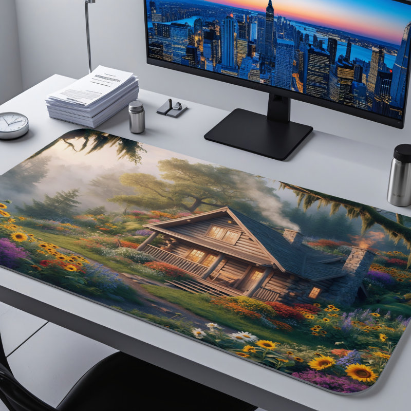 Polyester Desk Pad, 23.6x13.8