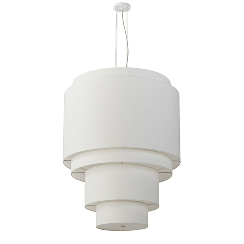 Lustre à niveaux unique et remarquable à 4 lumières Zackrey