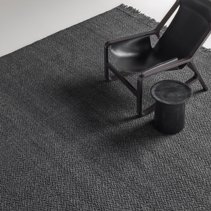 Way Area Rug in Charcoal, Rectangle 8' x 10'