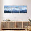 «Calming Mountainscapes Wooden Forest Silhouette», ensemble de 3 pièces sur toile par Cindy C-93060633