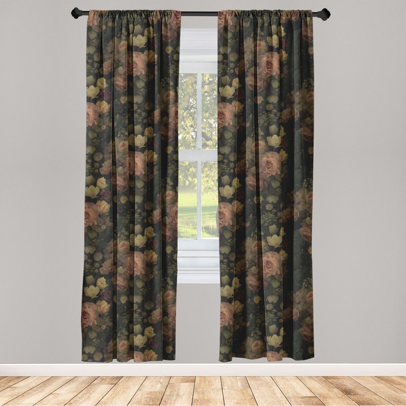 Semi Sheer Curtain Pair