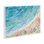 Collage, vue aérienne de la plage, plaque murale par Jennifer Peck