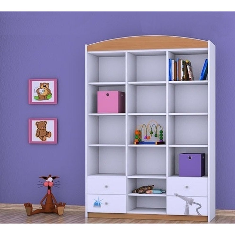 Justus 183cm H X 132cm W Kids Cube, Natural