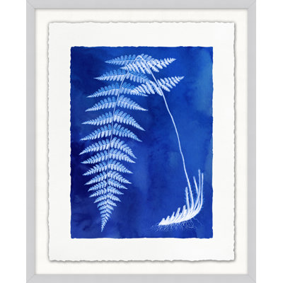 Fernspirationdigo, impression encadrée sur verre 10 pi