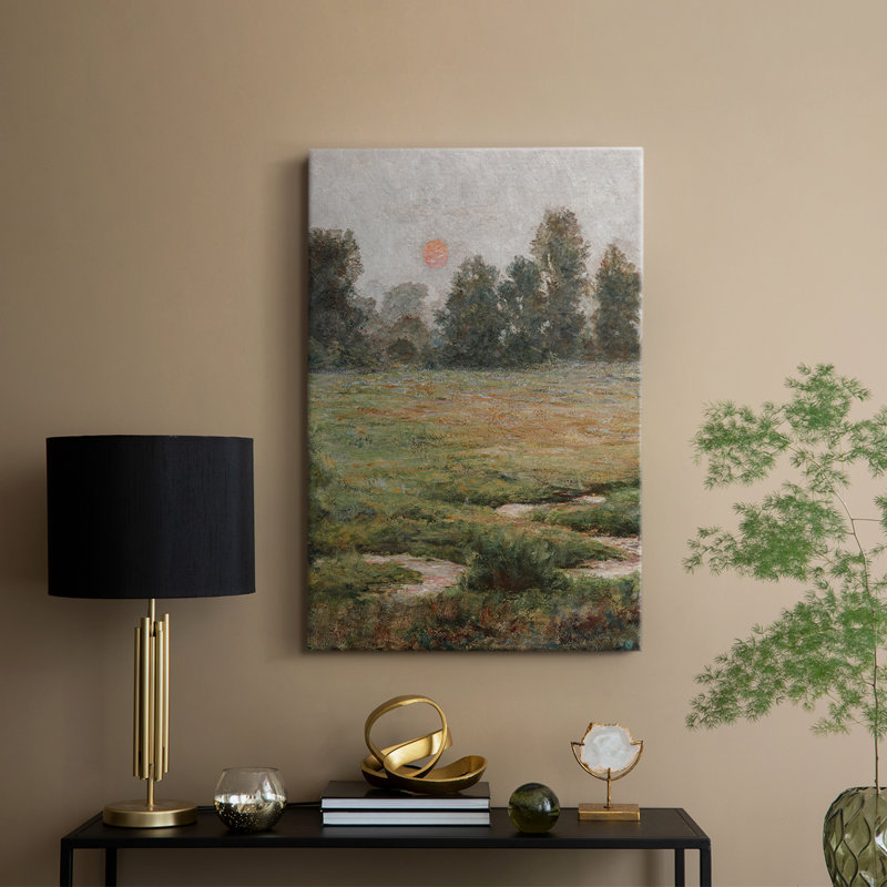Paysage rétro CCXLIX - galerie Cavas, H 48 po x l 32 po