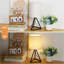 Lampe trépied en métal-88588276