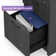 Negin 100.4'' U-shaped Desk with File Cabinets