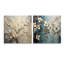 «Peacefulness White Dogwood - Dogwood», ensemble d'art mural en verre acrylique sur 2-353854563
