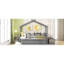Lit en bois avec couchette-545354609