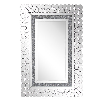 Rossi Wood Flat Wall Mirror