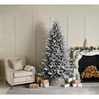 Lighted Artificial Pine Christmas Tree