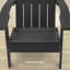 Chaise Adirondack de HiPS, chaise de patio toutes saisons pour terrasse de jardin, imitation bois-18821207