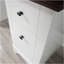 Bureau d'ordinateur, finition blanche