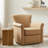 Belmont Vegan Leather Swivel Accent Chair-1020076954